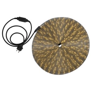 Globo LED-Lichtschlauch Light Tube, 18 m, warmweiß (2600 K), aufgerollt mit Zuleitung.