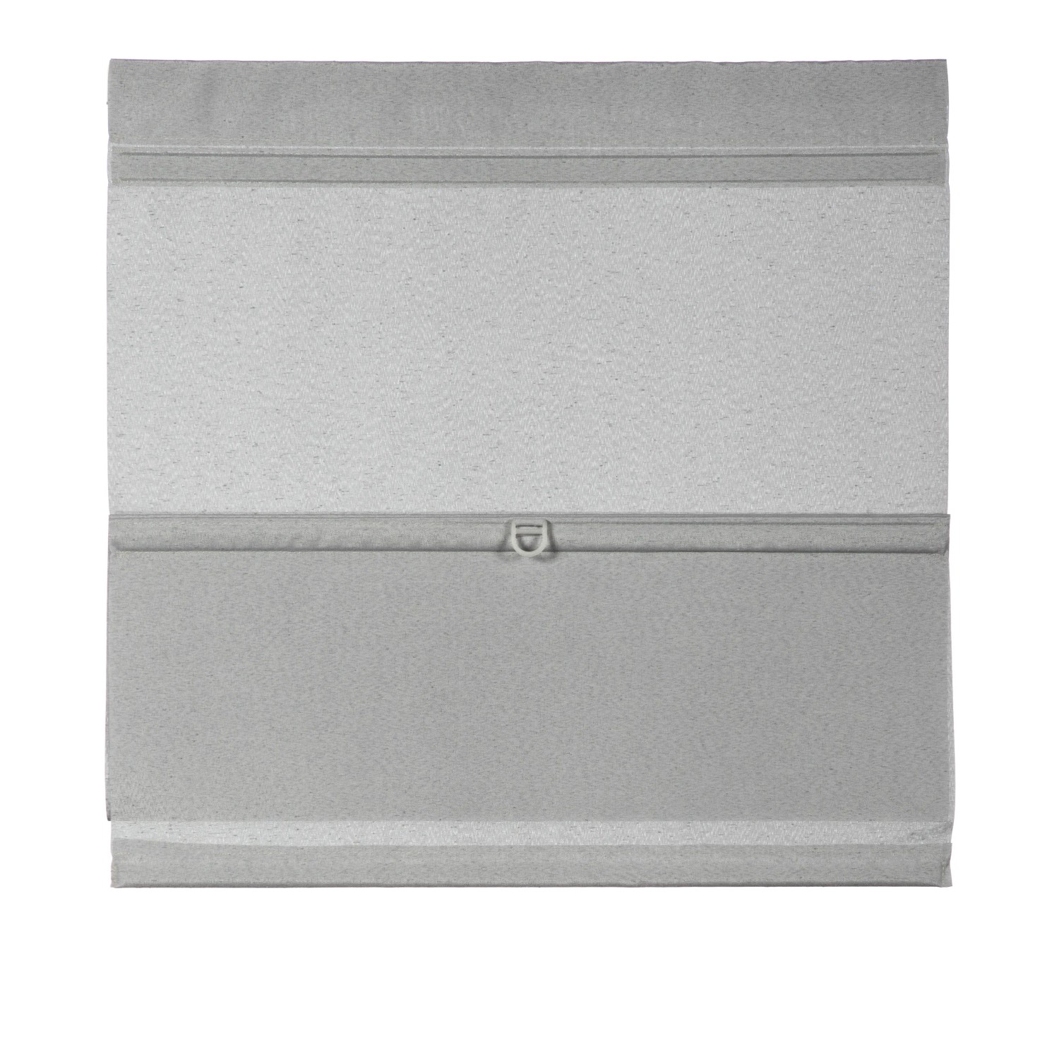 Graues Gardinia Easyfix Raffrollo, magnetisch verstellbar, 50x140 cm.