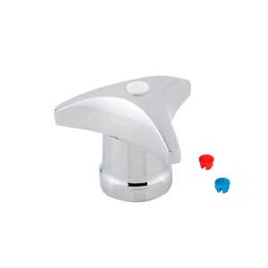 Kirchhoff Metall-Trecorngriff, 10mm, mit Markierung (Blau/Rot/Weiß) für Ersatzgriffe.