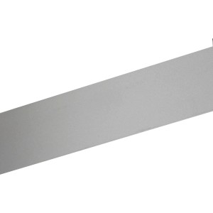 Silbernes Arcansas Winkelprofil, ungleichschenklig, 23x19x2000 mm, Aluminium.