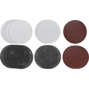 kwb by Einhell Schleifmittel-Set für Wandbearbeitungssystem, 15-teilig, verschiedene Körnungen.