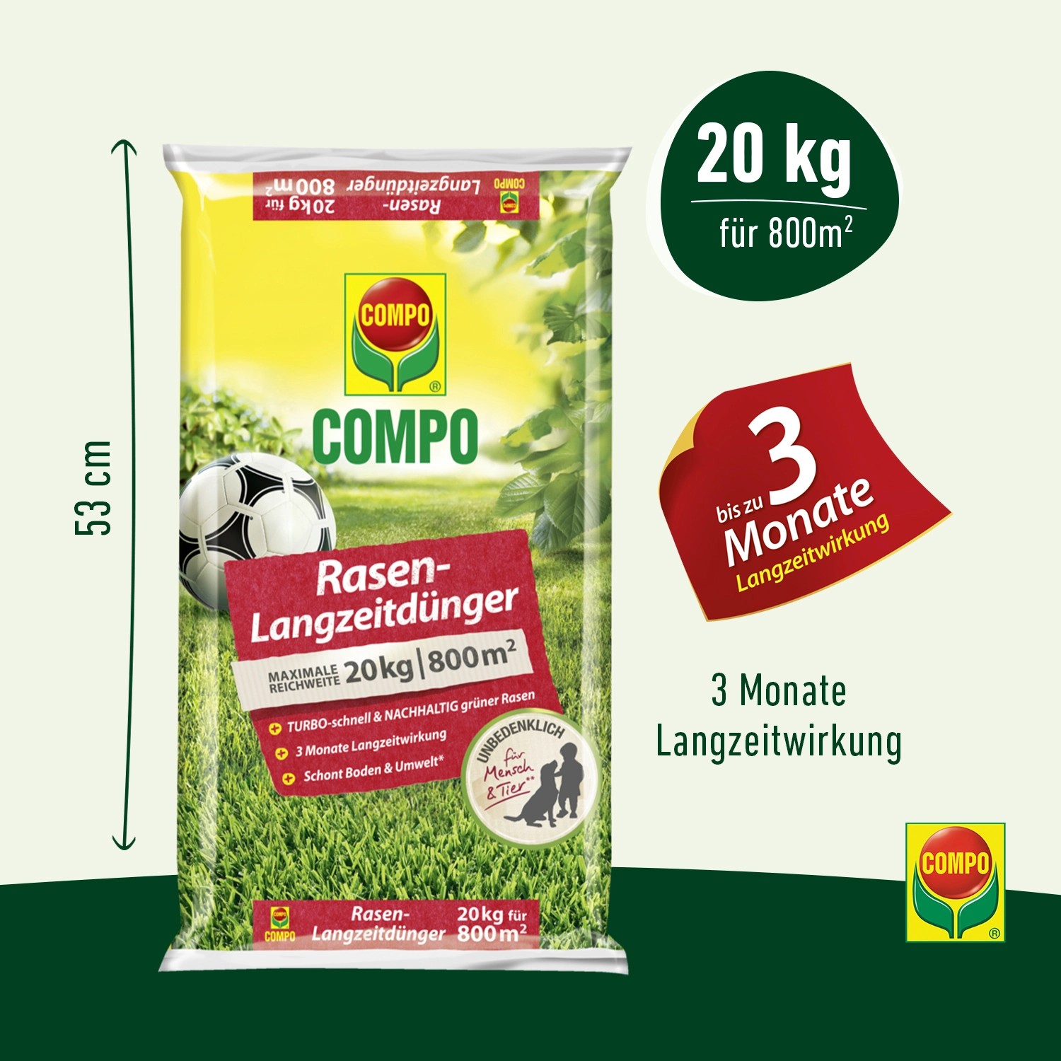 Compo RasenLangzeitdünger 20 kg kaufen bei OBI