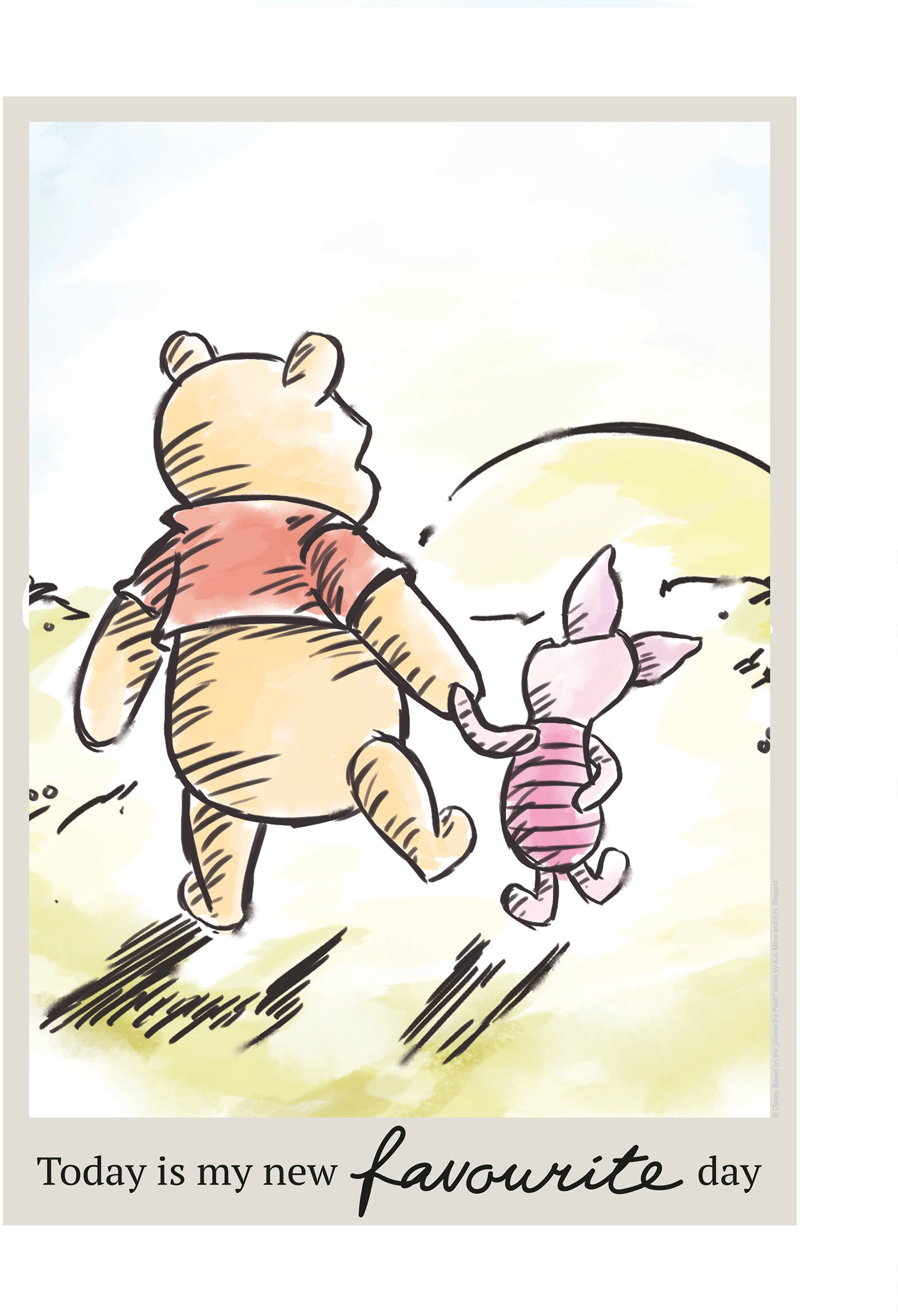 Komar Wandbild Winnie Pooh Today 30 x 40 cm kaufen bei OBI