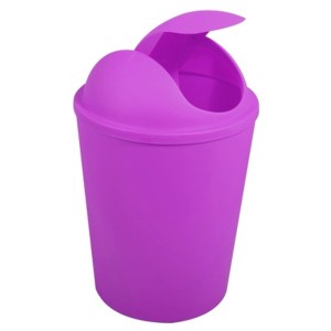 MSV Mülleimer mit Schwingdeckel Ako 5,5 l Violet