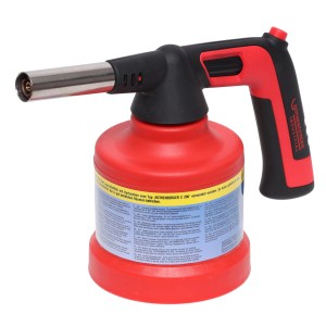 Rothenberger Industrial Lötlampe RS 200 mit Piezo-Zündung, rot/schwarz.