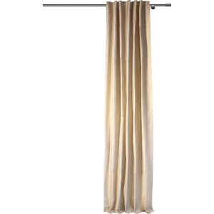 Mydeco Schlaufenschal Stream Sand, 245x135 cm, halbtransparenter Fenstervorhang.