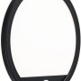 Runde Paulmann LED-Außendeckenleuchte Lamina mit PIR-Sensor, schwarz.