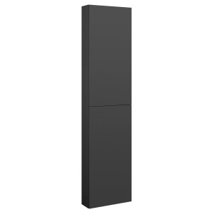 Roca Bad-Hochschrank Style mit 2 Türen 170 cm x 41,6 cm x 14,6 cm Anthrazit Matt