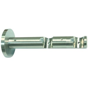 Gardinia Doppel-Kombiträger Memphis offen Edelstahloptik 7,5 cm x 5 cm