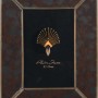 Bilderrahmen Blush Bordeaux, 10x15 cm, aus Glas und Metall im Boudoirstil.