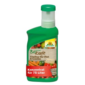 Neudorff Biokraft Vitalkur für Obst und Gemüse, 300ml Flasche. Pflanzenstärkungsmittel für gesunde Pflanzen.