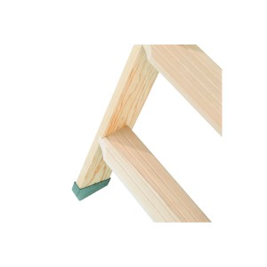 DOLLE Kunststoff-Füße an Holz-Bodentreppe mini/Isotrend zum Schutz des Bodenbelags.