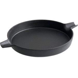 Schwarzer tepro Guss Pfanne Einleger für das Rost in Rost System, ca. 31,7 cm Durchmesser.