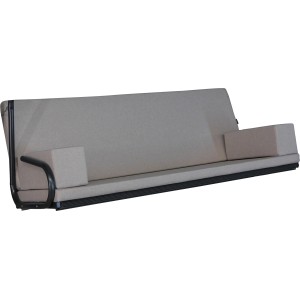 Angerer Hollywoodschaukel Auflage Tolar Beige mit Sitz- und Seitenpolster für 3-Sitzer Schaukeln.