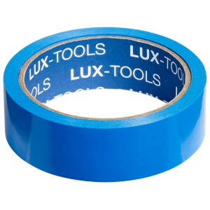 Blaues LUX Malerband für Lacke, 25 m x 30 mm, auf Rolle.