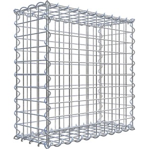 Gabiona Gabione 50x50x20 cm, Maschenweite 5x5 cm, Drahtgitter für Einfassungen und Mauersysteme.