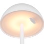 Weiße Reality LED-Tischleuchte Ricardo, Ø 13,5 cm, mit warmweißem Licht.