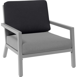 Rückenkissen, schwarz, für Springtown Lounge Sessel. Bequemes Gartenmöbel-Zubehör.