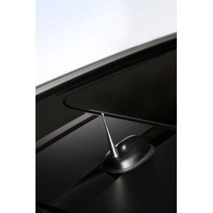 OBI Universal Antennenstab Alu kurz auf Autodach, einfache Montage für M5-M7 Gewinde.