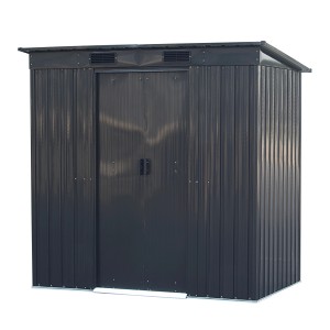 Tepro Metallgerätehaus Multi Shed Medium 194 cm x 182 cm x 121 cm Anthrazit