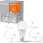 Ledvance Smart+ E27 Leuchtmittel mit 2 LED-Lichtstreifen, steuerbar per App.