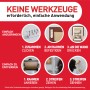 Command Bilder-Montage-Strips, mittlere, weiße Klebestreifen zur Bilderbefestigung ohne Werkzeug.