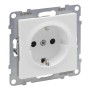 Legrand Seano Steckdose, 16A, 250V, ultraweiß, mit erhöhtem Berührungsschutz.