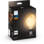 Philips Hue Filament Leuchtmittel E27 G93 im Einzelpack, warmweißes Licht im Vintage-Look.