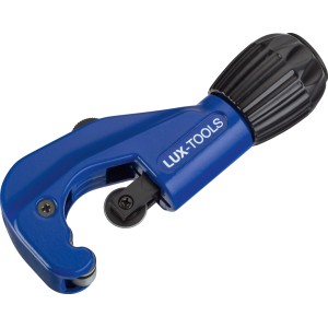 Blauer LUX Rohrabschneider Comfort für Rohre von 3-35 mm Durchmesser.