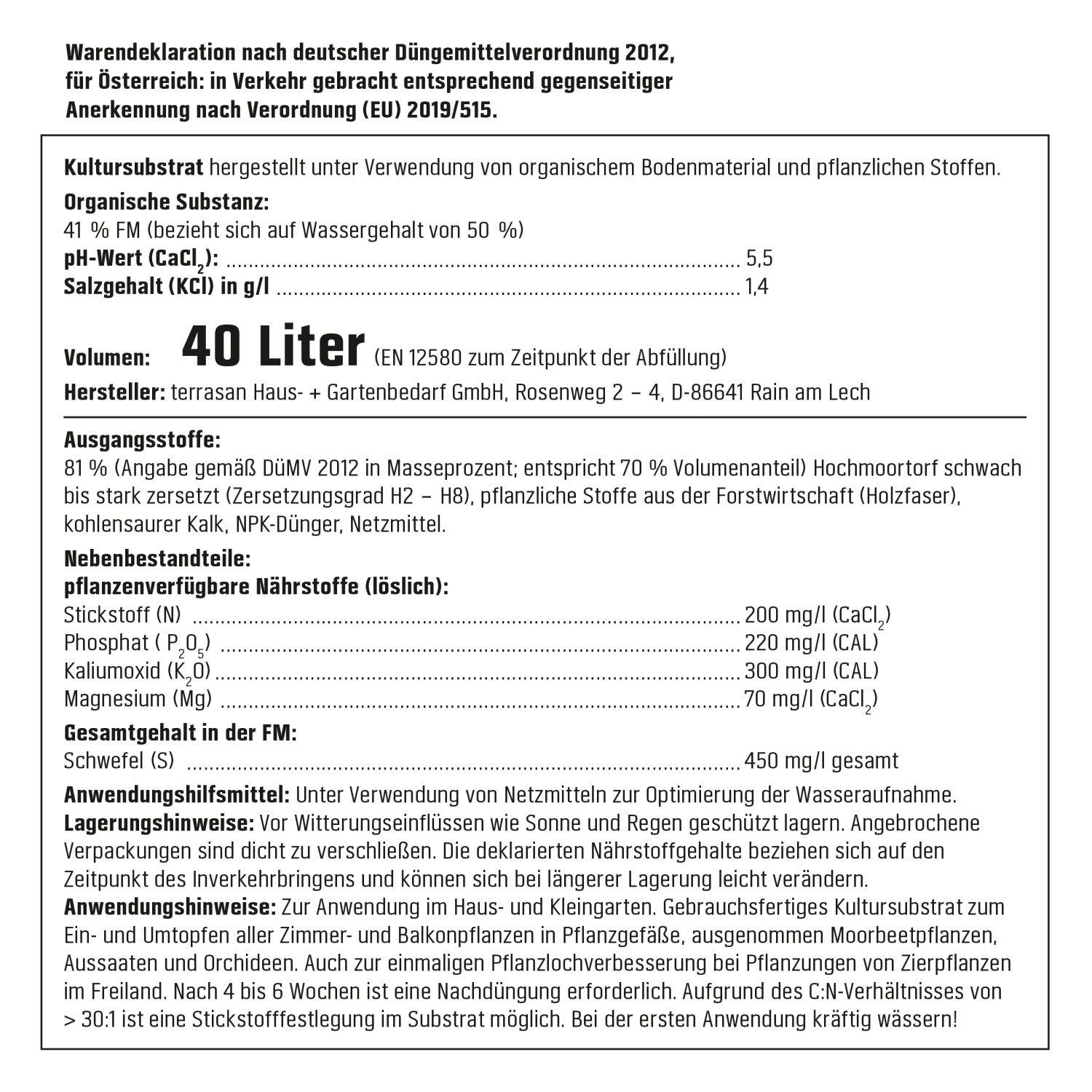 Verpackung GROW by OBI Blumenerde leicht, 40 l. Pflanzerde für Zimmer-, Balkon- und Gartenpflanzen.