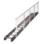 Treppe Kos 16 Stufen Buche Natur 87 cm Design-Geländer Anthrazit FSC®_2