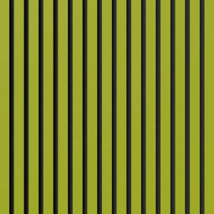 Akustikpaneel-Muster in Grün/Schwarz: Linoleum Spring Green auf Filz für Wand & Decke.