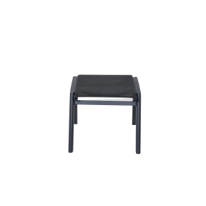 Grauer Siena Garden Hocker Bologna, 50x53x45 cm, ideal zum Füße hochlegen.