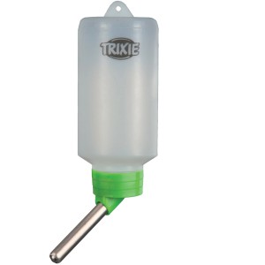 Trixie Kleintiertränke, 100 ml, mit Drahthalter und Kugelventil. Ideal für Nager und andere Kleintiere.