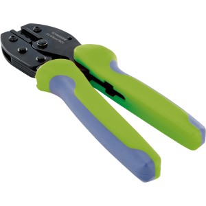 Schwaiger Crimpzange MC4 mit Ratschenmechanismus für Solaranlagen.