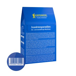 Kiepenkerl Blumenmischung Insektenparadies im blauen Samentütchen.