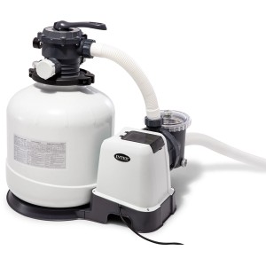 Krystal Clear Sandfilteranlage SF60220-2 von Intex für Pools bis 42.000 l. Sandfilter für sauberes Poolwasser.