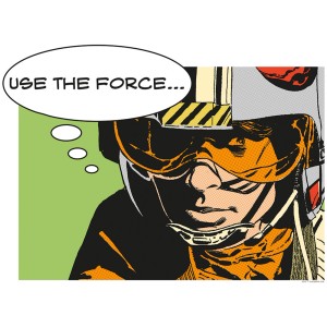 Komar Wandbild Star Wars Luke 40 x 30 cm