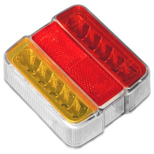 LAS LED Rückleuchte für Anhänger, kombiniert Blinker, Brems-, Stand- und Kennzeichenlicht.