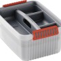 Aufbewahrungsbox K-Latch S mit Deckel, transparent/grau, vielseitig einsetzbar.