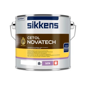 Sikkens High-Solid-Lasur Cetol Novatech Nussbaum 2,5 l Dose. Satinierte Holzlasur mit UV- und Filmschutz.