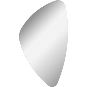 Fackelmann Spiegel Organic, 55 cm, mit ungewöhnlicher Form für Bad und Wohnraum.