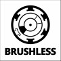 Symbol für Einhell Professional Akku-Oberfräse mit Brushless-Motor.