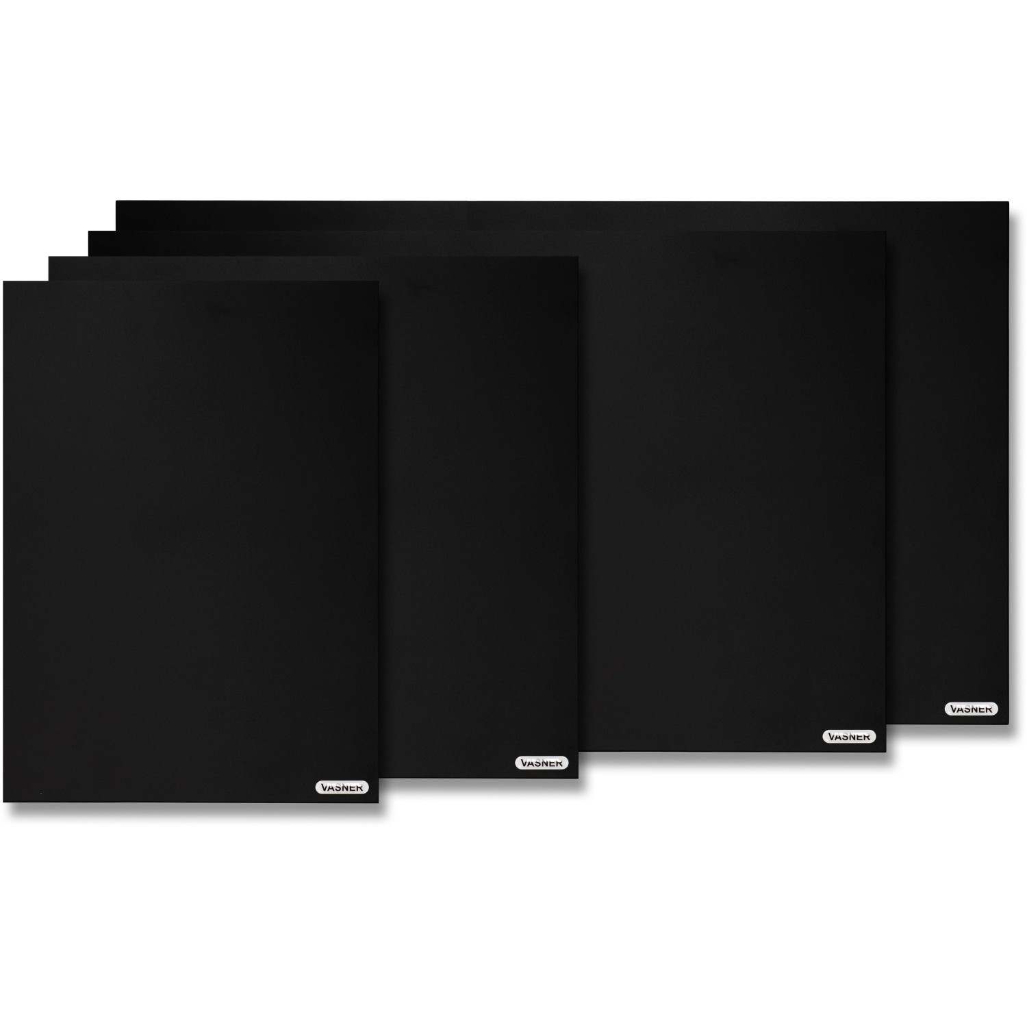 Vasner Citara T Infrarotheizung Tafelheizung, 900W, 60x120cm, schwarz. Elektrische Heizung als beschreibbare Tafel.