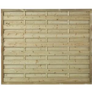 Plus Holz Sichtschutzzaun Bergen Nadelholz druckimprägniert 180 cm x 150 cm