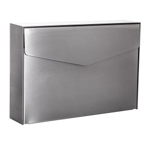 MEFA Letter 110 Briefkasten aus Edelstahl, kompaktes Design.