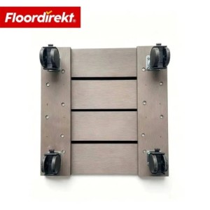Floordirekt WPC Pflanzenroller Marquis Rolluntersetzer 80 kg Belastbar 30 x 30 cm