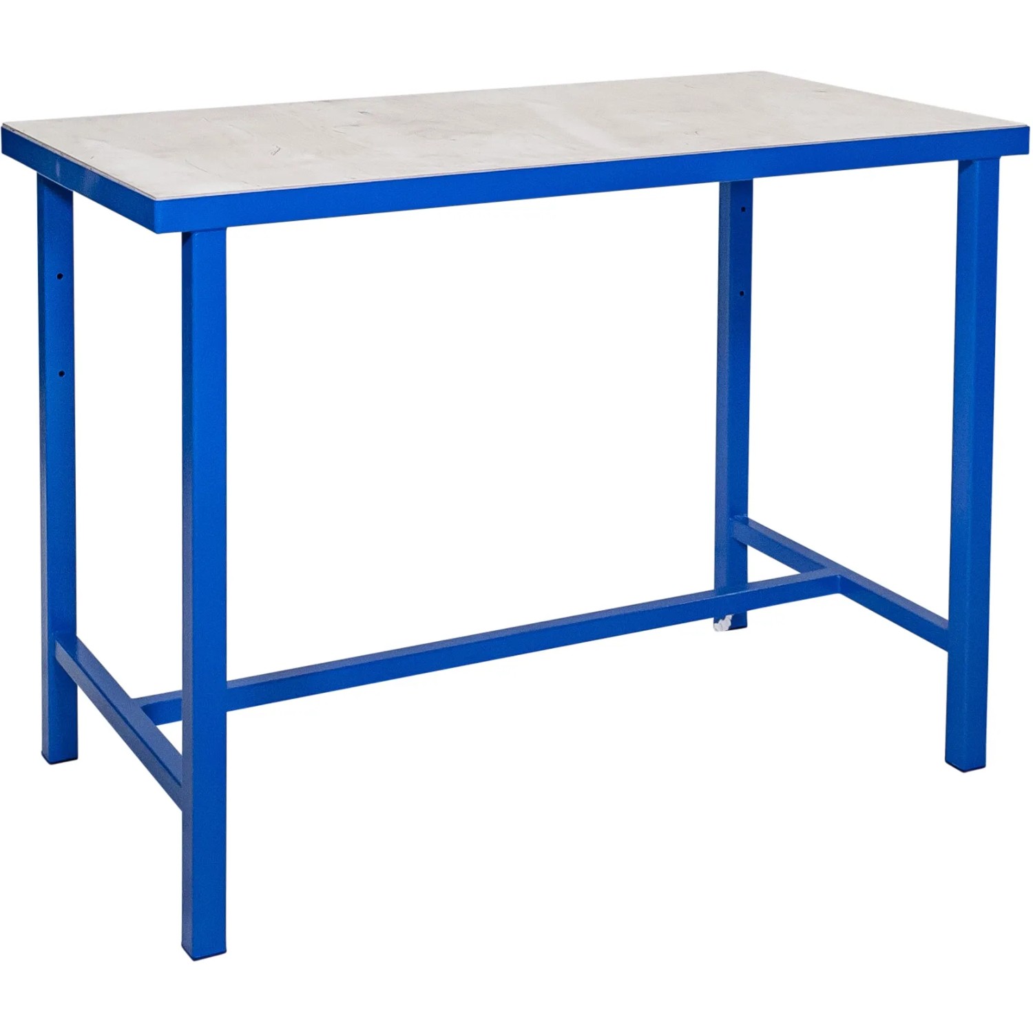 Güde Werkbank P 1200 S in Grau-Blau mit stabiler Arbeitsplatte und blauem Stahlgestell.
