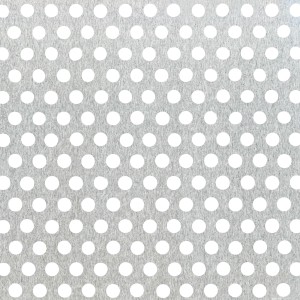 Lochblech Natur Lochung rund 250 mm x 500 mm x 0,8 mm