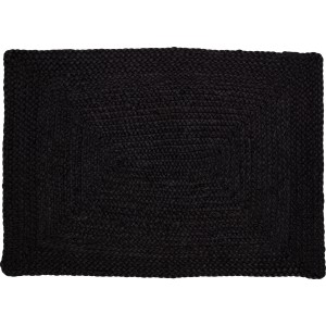 OBI Jute Teppich Schwarz 60 x 90 cm
